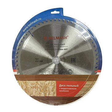 Изображение товара Диск пильный Belmash 60T, 315x3,2/2,2x32/30