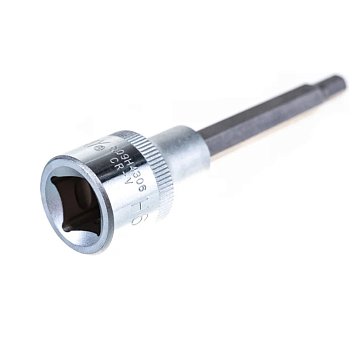 Изображение товара Насадка торцевая Jonnesway S09H4306, 1/2"DR с вставкой H6 мм, L-100 мм
