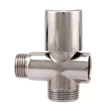 Изображение товара Кран шаровой угловой ITAP 255 1/2"х3/4"х1/2" трехходовой для стир. машин