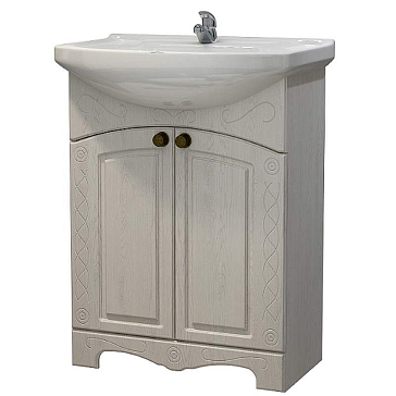 Изображение товара Тумба Альбатрос Венеция 65 (под раковину Элеганс 65) дуб выбеленный