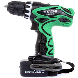 Аккумуляторная дрель-шуруповерт Hitachi DS12DVF3-RB + фонарь