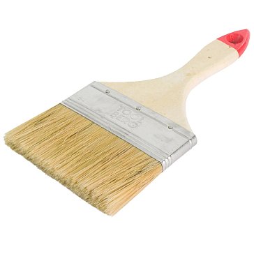 Изображение товара Плоская кисть Toolberg Классик-Стандарт 100мм натуральная щетина