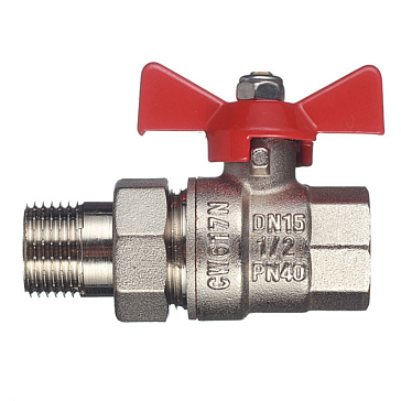 Изображение товара Кран шаровой Valtec BASE с полусгоном 1/2" ВР-НР VT.227.N.04