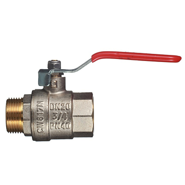 Изображение товара Кран шаровой Valtec BASE ВР-НР 3/4" стальная рукоятка VT.215.N.05