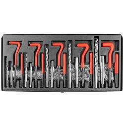 Набор для восстановления резьбы Thorvik TRIS131 053171, M5-M12, 131 предмет