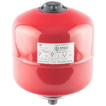 Изображение товара Расширительный бак Stout STH-0004-000005, на отопление (5 литров)