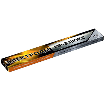 Изображение товара Электроды сварочные МЭЗ МР-3 Люкс 2,5 мм 1 кг для сварки углеродистой стали