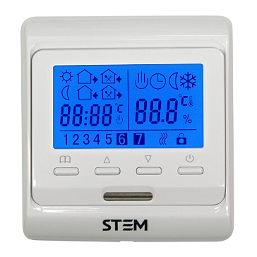 Изображение товара Терморегулятор цифровой Stem Energy SET 03 с датчиком температуры пола