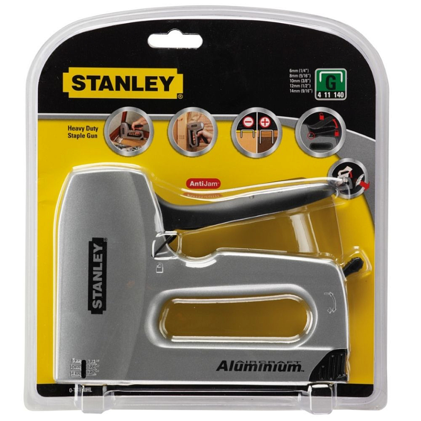 Степлер механический STANLEY 6-TR250 Heavy Duty (для скоб типа "G", размер 6-14 мм)  в Угличе