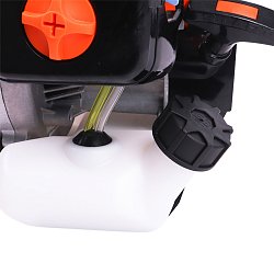 2-х тактный бензиновый триммер Patriot PT 5555ES Country (объем двигателя 52 см³, бак 1.1 л, леска + нож)