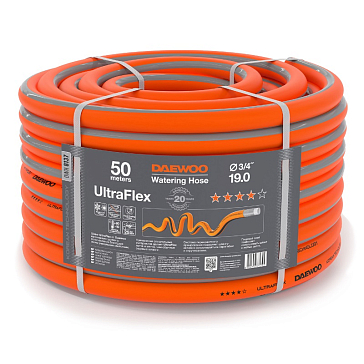 Изображение товара Шланг Daewoo UltraFlex DWH 8137 3/4 дюйма 50 метров