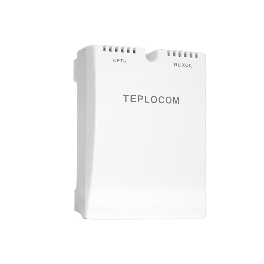 Стабилизатор напряжения однофазный Teplocom ST-555 (настенный, небольшой размер, с защитой от молнии)