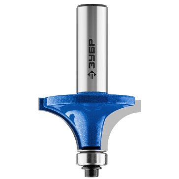 Изображение товара Фреза кромочная калевочная №1 Зубр Профессионал 38.1х17 мм радиус 12.7 мм