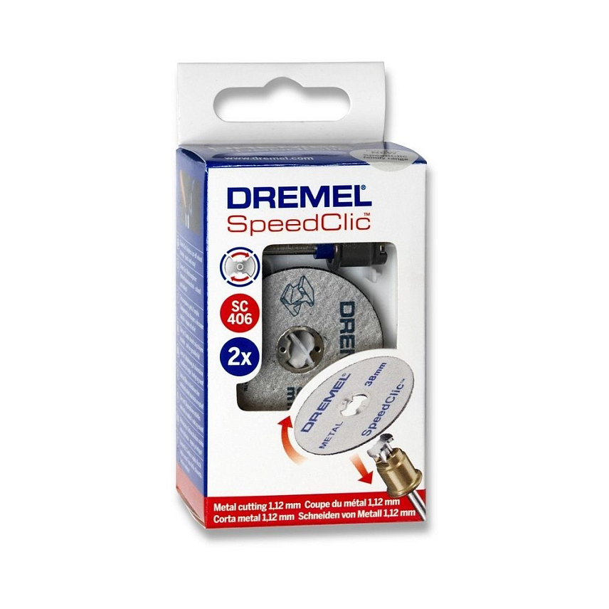 Набор насадок DREMEL SC406 2.615.S40.6JC (38 мм, 2 шт. + держатель) в Александрове