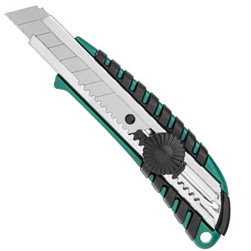 Изображение товара Нож пистолетный Волат 24102 с выдвижным лезвием 18 мм для строительных работ