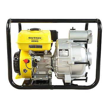 Изображение товара Мотопомпа Snirrex бензиновая 80WG для грязной воды