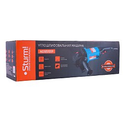 Угловая шлифмашина Sturm AG95151P (диаметр диска 150 мм, 7500 оборотов/мин, вес 3.4 кг, набор комплектующих)