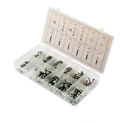 Набор саморезов, винтов, гаек, шайб Сибртех 47609, 347 предметов