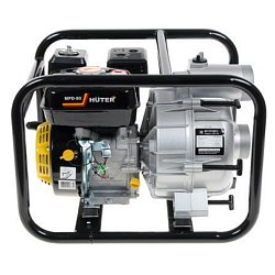 Бензиновая мотопомпа Huter MPD-80 OHV 70/11/4 для дренажа вод из канализации (допустимый диаметр частиц 5мм)