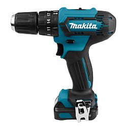 Аккумуляторная дрель-шуруповерт Makita DF333DYX14 (2xАКБ Li-ion 12 В, 1,5 Ач, ЗУ, кейс + набор бит D-31083)
