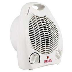 Электрический тепловентилятор Ресанта ТВС-1 4606059016205 (max мощность 2000 вт, вес 1.08 кг, площадь обогрева 25 м²)