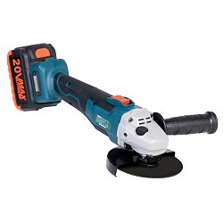 Аккумуляторная угловая шлифмашина Alteco CAGB 18-125 Li BL X2 49832 (диаметр диска 125 мм, лампа)