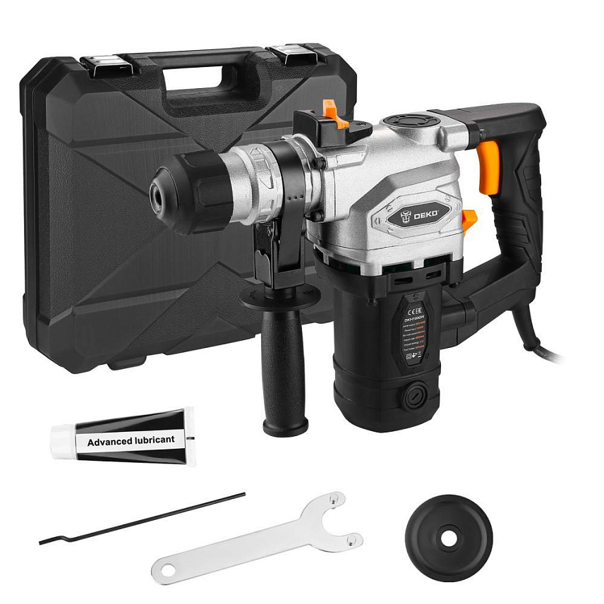 Перфоратор Deko DKH1000W 063-4160 в кейсе, с защитной муфтой в Переславле