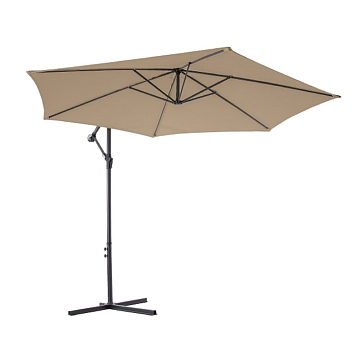 Изображение товара Садовый зонт Green Glade 6005 тауп диаметр 291 см с основанием водонепроницаемый
