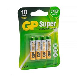 Элемент питания GP Super 24A LR03/286/AAA