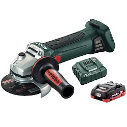 Аккумуляторная угловая шлифмашина Metabo W 18 LTX 125 Quick (АКБ 3.5 Ач LiHD, ЗУ ASC 30-36) T0333